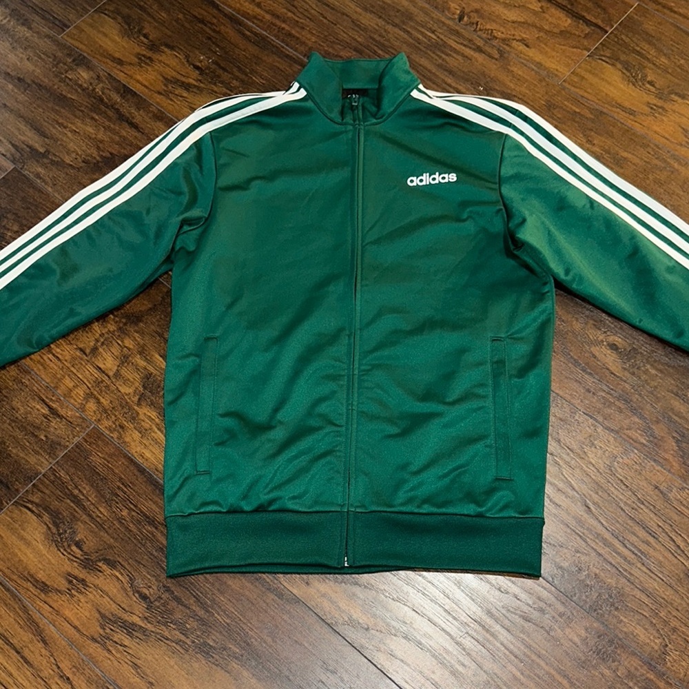 Adidas Men's Green Track Jacket